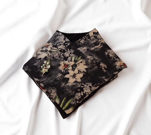 Stunning Floral Cozy Wrap 
