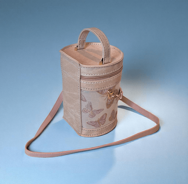 Handstitched Cylinder Bag