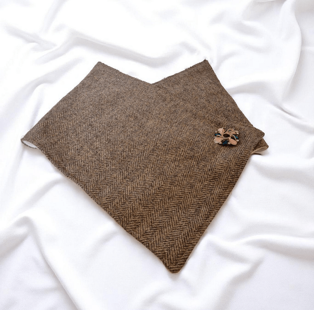 Tan Wool Cozy Wrap (1)