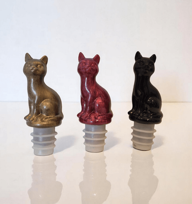 Wine bottle Stoppers - Cat
